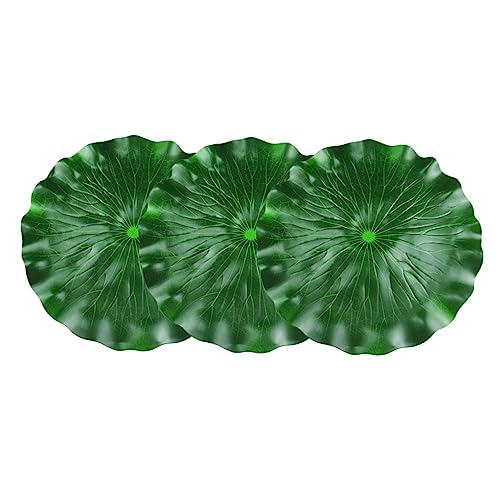 YARNOW 3piezas Loto Artificial para Estanque De Peces Decoración De Pecera Hecha De Eva De Loto para Jardines Fuentes De Simulación Vívidas