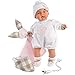 Produktbild Llorens Puppe Joelle mit blauen Augen, Babypuppe mit weichem Körper, inkl. Schnuller und Kuscheldecke, 38 cm, 38944