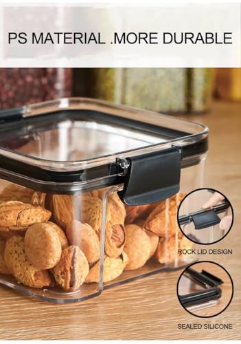 Image of Supro Air Tight Containers For Kitchen Storage Set, Container For Kitchen Storage Set, Kitchen Organizer And Kitchen Accessories Items & Storage (Pack of 4 700ML)