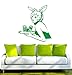 PEMA stickers muraux autocollants w035 Les femmes Lapin Sexy 96x86,
