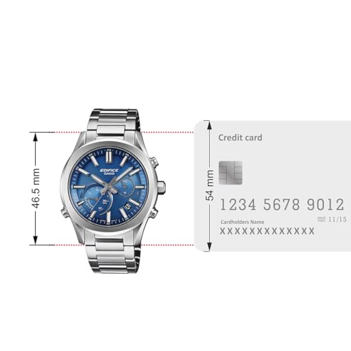 Image of Casio Edifice EQB-1300D-2ADF Analog Blue Watch Men (ED709)