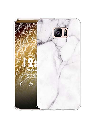 Sunrive Funda para HTC U Ultra, Silicona Slim Fit Gel Transparente Carcasa Case Bumper de Impactos y Anti-Arañazos Espalda Cover(TPU Mármol Blanco)