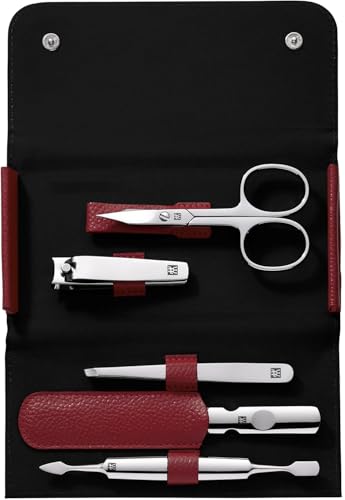 Set de pédicure ZWILLING avec coupe-ongles et accessoires de manucure en cuir