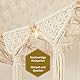 JanYoo Spielzeug Aufbewahrungs Kuscheltier,Großformat Aufbewahrung Netz Kinderzimmer Hängend Spielzeug Organizer Boho Makramee Stofftier Hängematte mit LED-Lichterkette für Kuscheltiere, Weiß