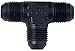 Fragola Performance Systems 482408-BL Aluminum Tee Adapter - 824-8 Tee Black Ea