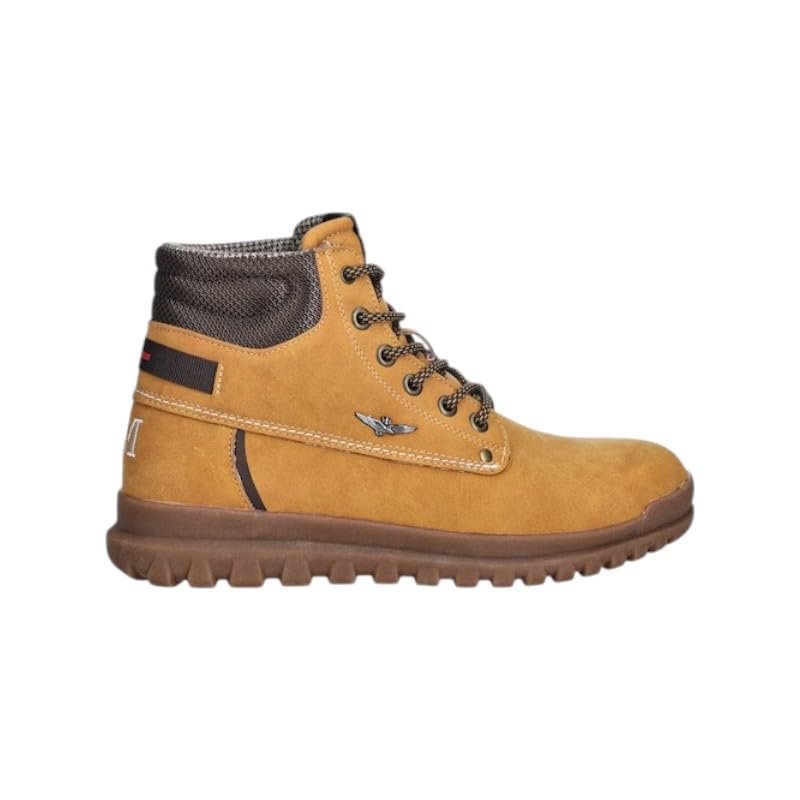 Aeronautica Militare Stivaletto Uomo SC0317 56033 Tan Scarponcino in camoscio