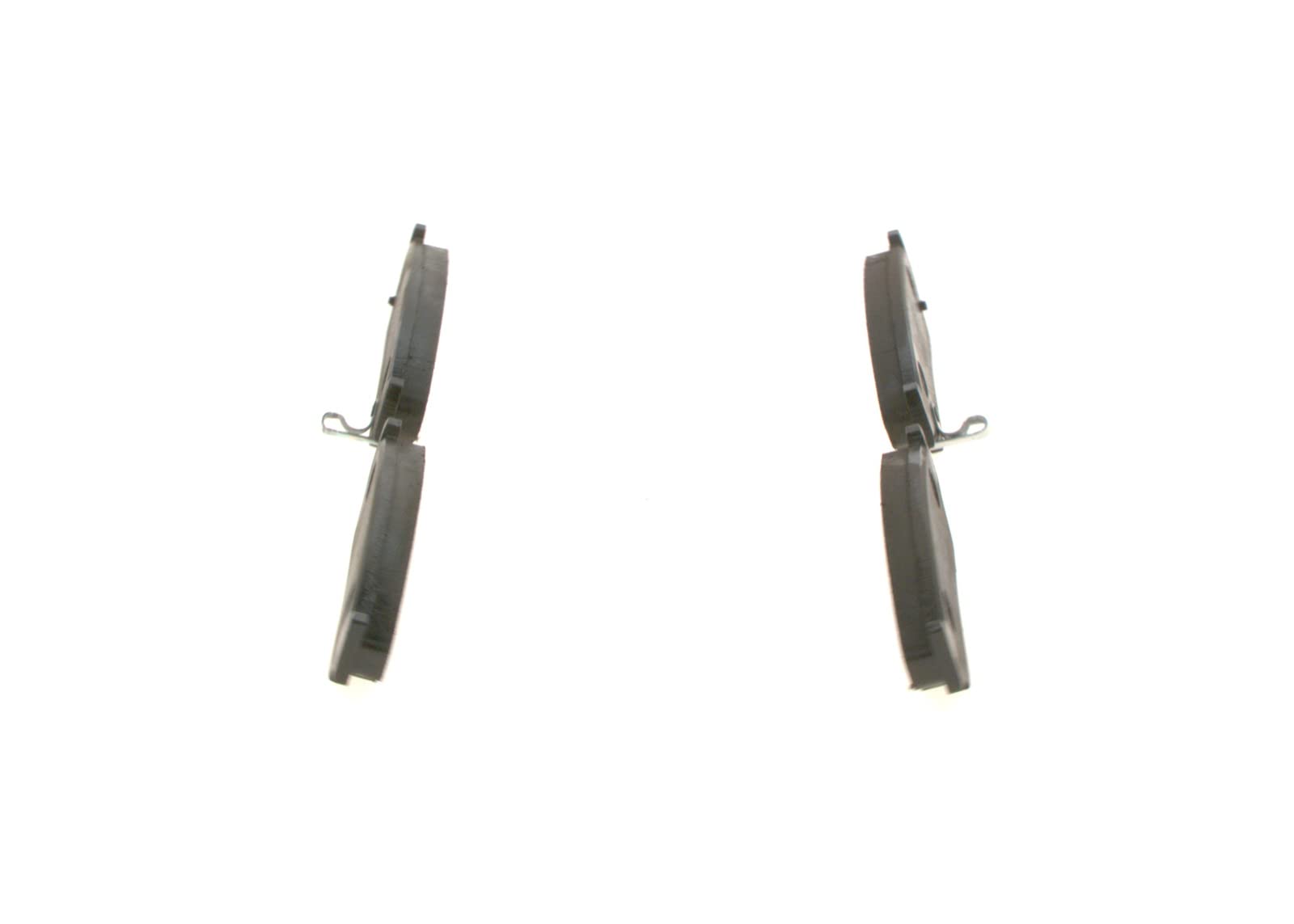 Bosch BP121 - Pastillas de Freno para Coche Eje Delantero - Calidad Bosch - Reducción de Ruido y Polvo - Certificación ECE-R90 - Sin Cobre - 1 Juego de 4 Pastillas