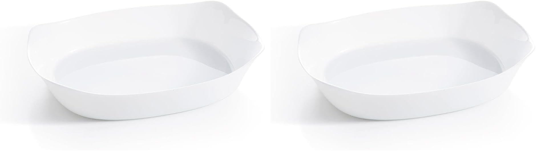 Plat de cuisson blanc idéal pour grands gratins en famille