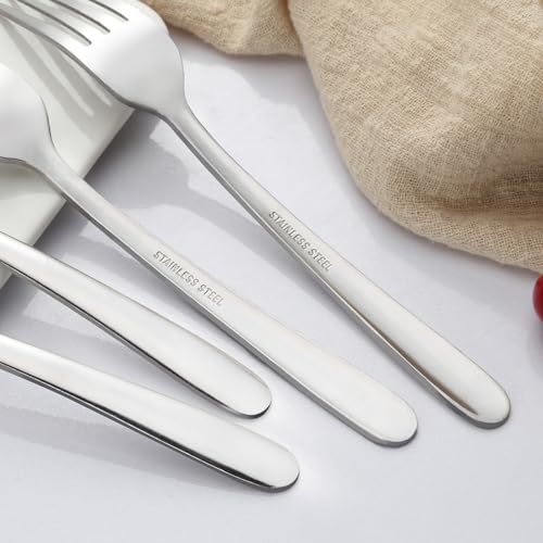 image for Pleafind 36-Pcs Salad Forks Set (7.1 inch), Stainless Steel Flatware F