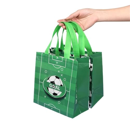 Sacs de football pour anniversaire sans plastique | Pochette cadeau réutilisable 30 pièces sport