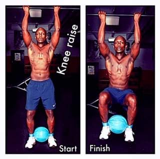 Miniatura 5 de Wepo - Pelota medicinal para entrenamientos y entrenamiento de equilibrio