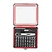 Sunex Sunex 9726 Mini Ratchet and Bit Set, 1/8-Inch - 1/4-Inch S2 Bits, 5/64-Inch - 1/4-Inch hex bits, 38-Piece Silver