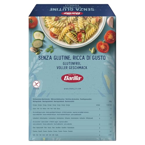 Barilla Pasta FUSilli Gluten Free 400G