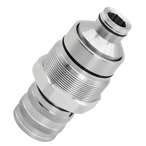 Image of AT406475 7246802 Hydraulic Female Flat Face Quick Coupler Compatible with Bobcat 753 763 773 863 864 883 A770 Johnn Deeree 318E 319E 320E, 7249643 47396761 V1311-77150 373-6968