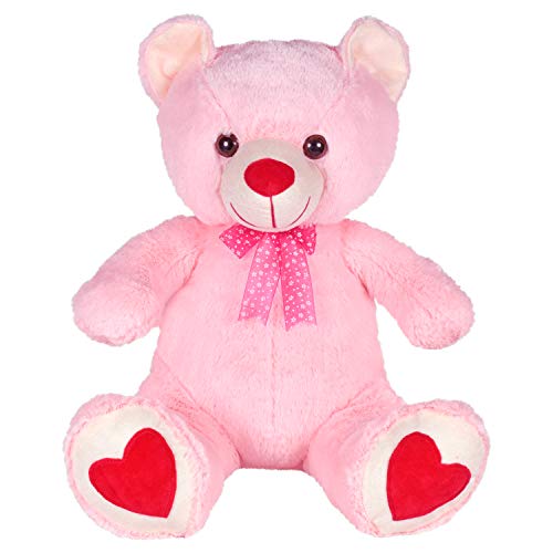 Image of Ultra 22 inch Teddy Bear Fully Stuffed Soft Plush Toy for Kids in Pink Animal Toy Gift Birthday Anniversary Christmas Diwali Home Decore