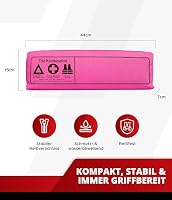 Thomatex® KFZ Kombitasche (3in1) 2026/2027 [DIN 13164-2022] – Lange Haltbarkeit – Erste-Hilfe-Set mit Warndreieck & Warnweste – Pink – Ansicht 4