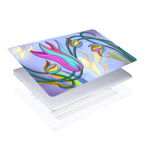 Coque MacBook Pro 15 Morning Glory, étui fleuri pour le bureau - 4