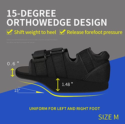 Tairibousy Postoperative Schuhe Medical Orthopedic Foot Brace Vorfußentlastungsschuh für Operationen (m)