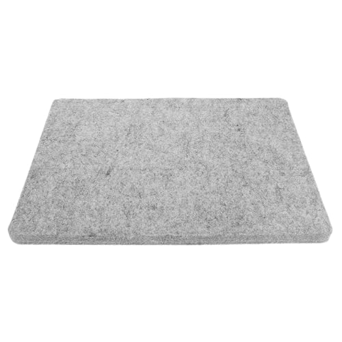 NUOBESTY Tabla de Planchar Pequeña de Fieltro 100% Lana, Almohadilla Aislante Resistente al Calor 30x35.5 Cm para Planchado Doméstico y Tintorería, Alfombrilla Portátil para Costura y