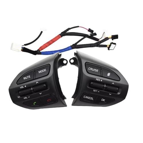 Bouton-Poussoir de Volant pour KIA K5 2014-2015 avec Commandes de Régulateur et Fil