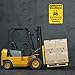 SmartSign 2-Pack 'Caution Watch For Forklift Traffic' Sign with Symbol - 10