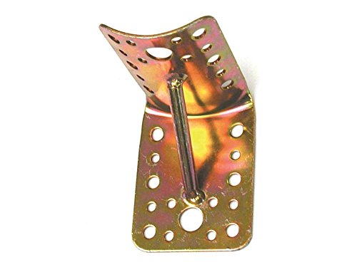 Piastra giunzione piegata con rinforzo per legname