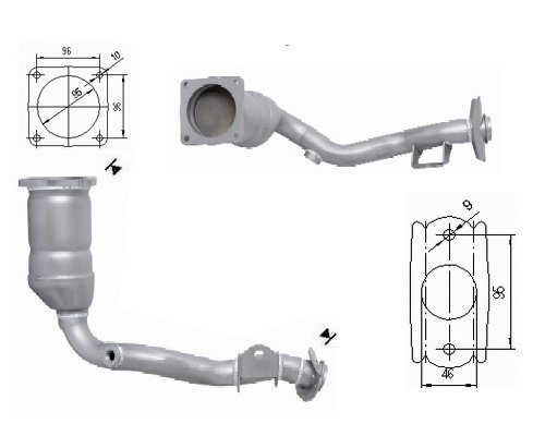 Catalizzatore Magnaflow #60907 per Citroen C2
