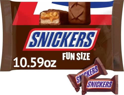 Image of SNICKERS Original Chocolate Candy Bars Fun Size Snacks 10.59 oz Bag