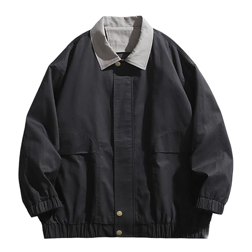 Veste légère à col rabattu pour hommes blouson décontracté ZDJSWJ