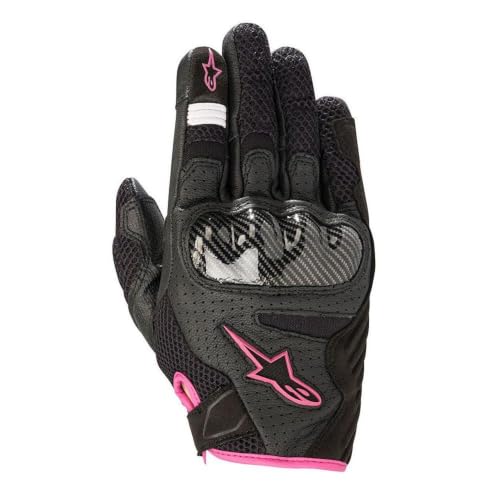 Alpinestars Motorcycle gloves Stella Smx-1 Air V2 Gloves Black Fuchsia, Black/Fuchsia, L,35905181039- L