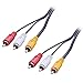 Produktbild LINDY 35692 Premium Audio-Video-Kabel, 3X RCA (Cinch) Stecker/Stecker, 3m