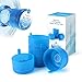 Magicfour 5PCS 55mm 3 & 5 Gallon Non-Spill Caps,Replacement Water Bottle Snap On Cap Anti Splash Peel 5 Piece