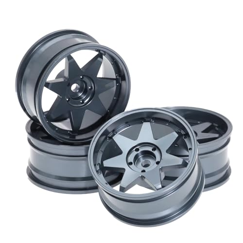 For Tamiya XV01 For TT01 For Kyosho For HSP For HPI For Sakura 1/10 RC ���[�h�h���t�g ���[�V���O�J�[�p ���^���z�C�[�������n�u 4�� 52mm RC�������i