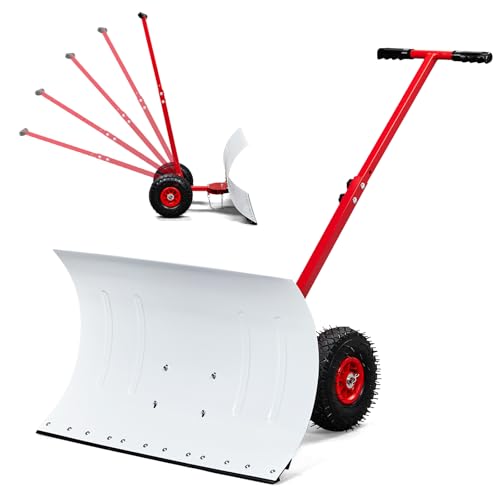 Outvita Snow Shovel with Wheels