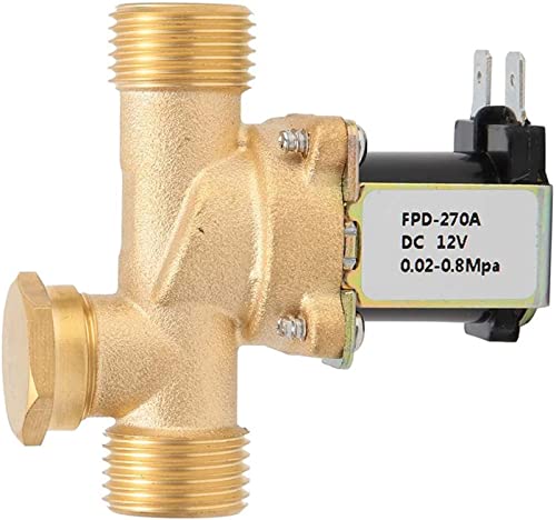 Électrovanne en laiton 12V 220V normalement fermée pour entrée d'eau - 2
