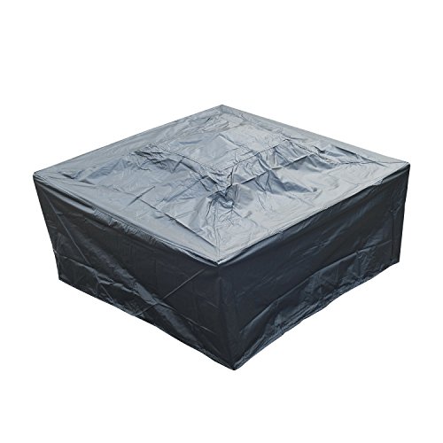 Outsunny Square 32" Outdoor Backyard Patio Metal Firepit #TOP5