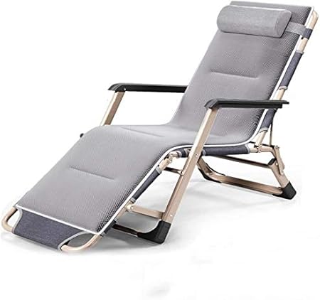 Cama Plegable Ajustable, Hamacas Jardin, Cama Abatible Vertical, Tumbona, Al Aire Libre De Asientos Reclinable con Toallita De Algodón