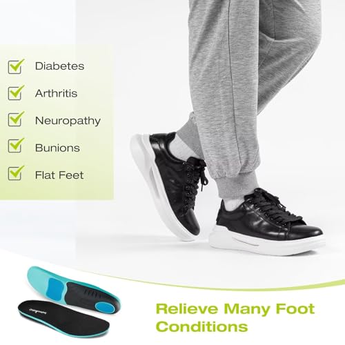 Men's Orthopedic Leather Dress Fashion Sneakers: Comfortable Arch Support Leather Oxfords for Plantar Fasciitis, Orthotic Flat Feet Casual Walking Shoes for Foot and Heel Pain Relief4