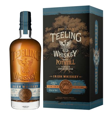 Teeling Irish Whiskey Wonders of Wood No. 3, 50% alc/vol., 700 ml, Single Pot Still Irish Whiskey Matured in Virgin Swedish Oak Casks