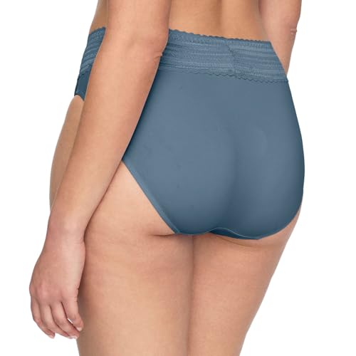 Image of Warner's Women's No Pinching, No Problems Dig-Free Comfort Waist with Lace Microfiber Hi-Cut 5109J