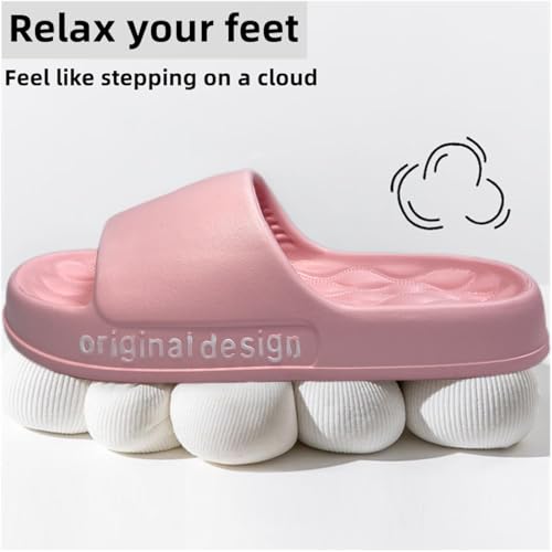 Pillow Slippers for Women and Men, EVA Cushioned Thick Sole Soft Slippers, Non-Slip Quick Drying Bathroom Shower Spa Pool Gym Cloud House Slides Sandals Summer Slippers for Indoor & Outdoor2