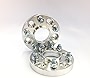 Customadeonly 2 Pieces 1' 25mm Hub Centric Wheel Spacers with Lip (Change Bolt Pattern) 5x115 to 5x108 (5x4.25) Center Bore 70.3 to 63.4mm Thread Pitch 12x1.5 Stud