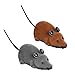 Telecomando Senza Fili Elettrico Ratto, Topo Ratto RC Giocattolo per Gatti per Gatti Animali Domestici Regalo per Bambini con 2 Modalità Fino a 7,5 M(Marrone)
