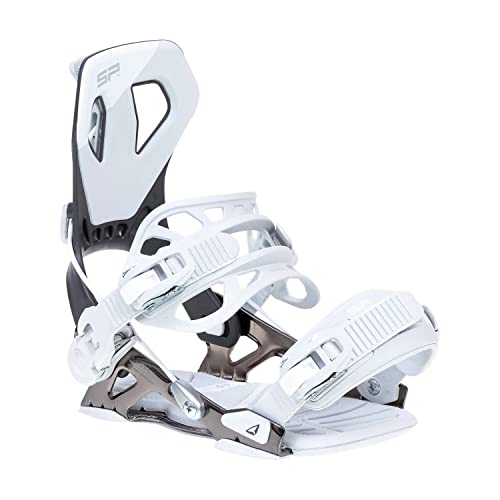 BEXTREME Snowboard SP Core XL 44-47 EU 10-12 US Herren Automatische Snow Bindung Typ Flow Color Gunmetal Größe XL für Freestyle und Freeride Step on Cover