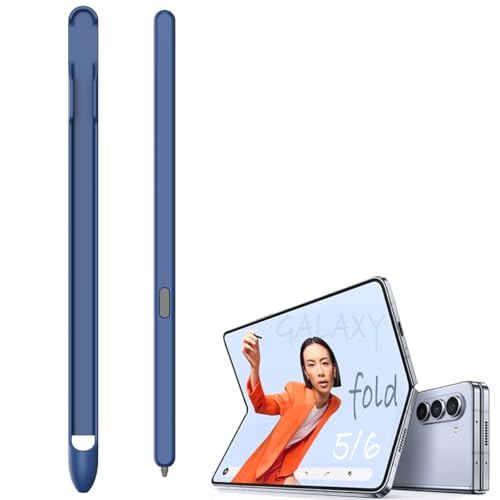 S Pen pour Galaxy Z Fold 6 5 4 3 avec étui de rangement stylet bleu