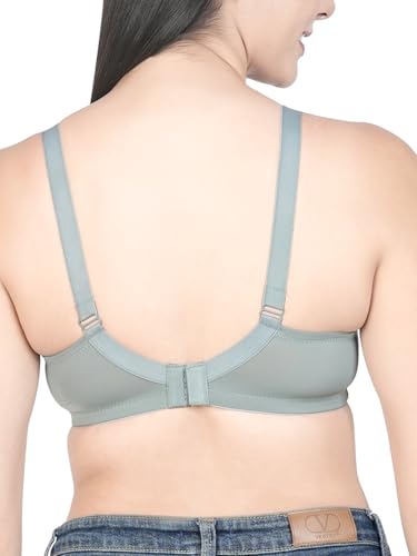 Image of Womens Seamless Padded Bra | Non Wired | Detachable Straps | Everyday Comfort | Full Coverage