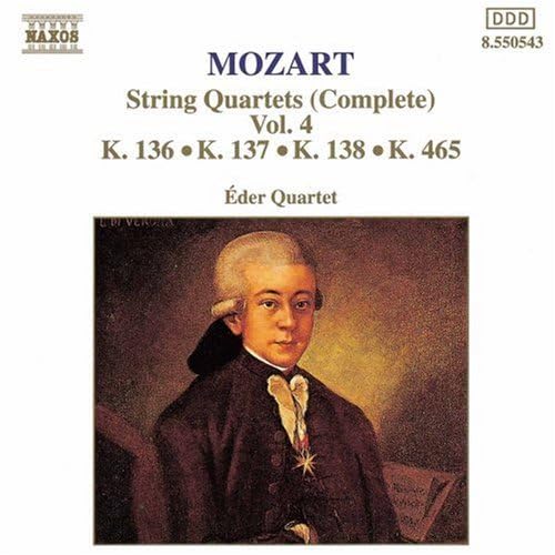 String Quartets 136-138 & 465 [Audio CD] W.a. Mozart and Mozart