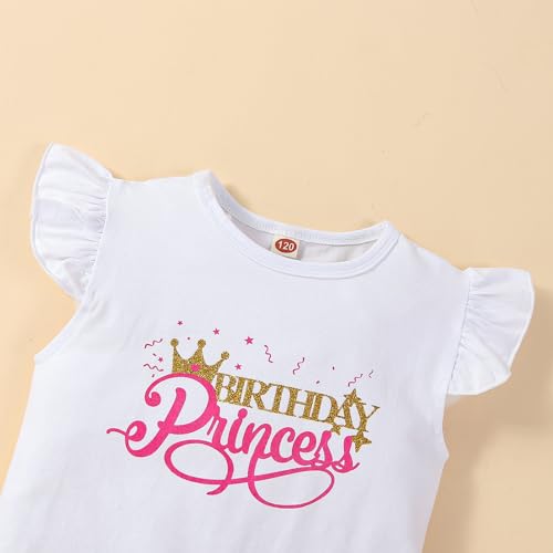 Toddler Baby Girls Birthday Princess Outfits Polka Dots Bubble Tulle Tutu Skirt Sets 2Pcs4