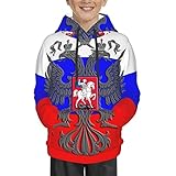 Russian Flag Russian Coat Of Arms Children'S Hooded Sweater Casual Hoodies