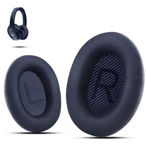 Image of Premium Ear Pad Replacement for Bose Headphones Earpads, Compatible with Bose QuietComfort 35 ii /QC35 /QC25 /QC2 /QC15 /Ae2 /Ae2i /Ae2w /SoundTrue & SoundLink, by Krone Kalpasmos - Midnight Blue